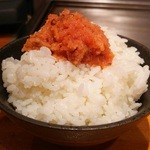 らーめん 恵本将裕 - 鮭明太ごはん（300円）