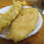 讃岐うどん 上原屋本店 - れんこん天・こんにゃく天　2015/9