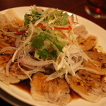 チャイナダイニング 喰う 喰う - 2015年10月　豚バラのピリ辛ソース　山椒味で結構スパイシー