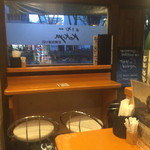 かきや NO KAKIYA - 駅ナカ立ち食い蕎麦屋くらい狭い。