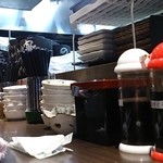 のっけ家 - カウンターテーブル上