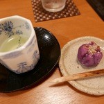 赤坂 きた福 - 【お茶と紫芋のお萩】◎2015/9