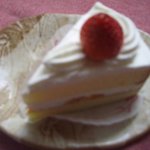 Koji Kona - コージーコーナーのショートケーキ