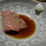 和牛 まつした - ポン酢で頂きましょう