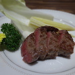 和牛 まつした - ヘレはシェフに焼いてもらいました