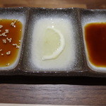 和牛 まつした - タレは３種類