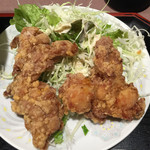 サウスヴィラ - からあげミニラーメン（担担麺）セット（からあげ2個ver）2/3