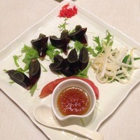 南国酒家 原宿本店 - 硫黄臭のない、実にマイルドな皮蛋