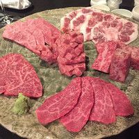 肉匠なか田 本店 - コースのお肉たちとテールちゃん