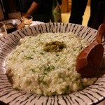 酒徒庵 - (9/23)牡蠣とあおさのチーズリゾット