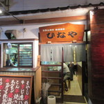 Okonomiyaki Teppanyaki Hinaya - お店は西町筋から一本西に入った路地にありますよ。
      
