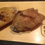 熊の焼鳥106 - ２０１５年９月２３日　名物『鶏刺し12種盛り』付き おまかせ10串コース3,700円(税抜)