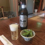 古畑 - ビールとつき出し