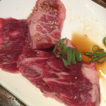 あぶり厨房 我風 - 中落ちカルビ