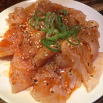 あぶり厨房 我風 - ラー油ミノ。絶品