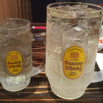 あぶり厨房 我風 - メガハイボール（笑）