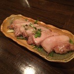 地鶏料理専門店 無玄 - まかない（しし肉炭火焼き）