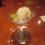 タクティー - サービスでシャーベット♪