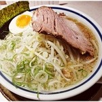 神名備 - 塩ラーメン　1296円　正直高い。でもこの味はここでしか味わえないから仕方ない。