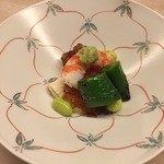 Yoshizumi - 海老と夏野菜の土佐酢ジュレ