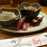 活鰻の店 つぐみ庵 - 最初の料理