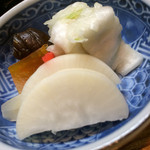 活鰻の店 つぐみ庵 - お漬物