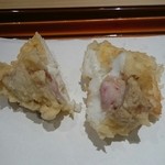 てんぷら 近藤 - カワハギと肝