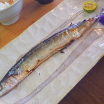 カフェ・アカリ - 秋刀魚塩焼き