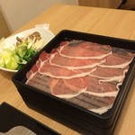 くつろぎブッフェ 森のめぐみ - 豚肉のしゃぶしゃぶと野菜