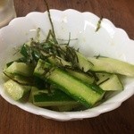 優乃華のやきそば屋 - キューリゴマ塩300円（税込）