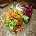 ボタンエビのにんにく醤油漬け