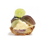 レ・グーテ - ぶどうのタルトの断面 '15 9月中旬