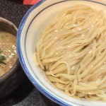 烈志笑魚油 麺香房 三く - つけ麺平打ち麺