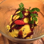 中国料理 堀内 - カボチャの食感が微妙に残ったアイスはオススメです