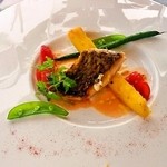 リストランテ フォレスタ・ヴェルデ - タラのポワレ2015.9