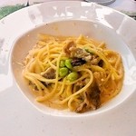 リストランテ フォレスタ・ヴェルデ - 牛肉ととうもろこしの豆乳クリームソース 炭焼職人風2015.9