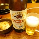 きぐら茶屋 - ルービーは一番搾り