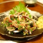 きぐら茶屋 - 秋刀魚のたたき