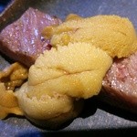 かがやき - サーロインうに載せ