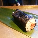 かがやき - 肉の巻き寿司