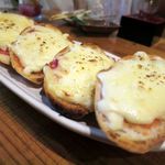 うちのおかん時々おとん - バゲットピザ