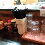 麺屋33 - カウンターセット