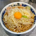 ラーメン大 蕨店 - 汁無し麺・しょうゆ味