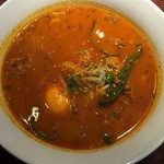 Mohan Dhisshu - チキンスープカレー900円、辛味20〜50番プラス100円です。