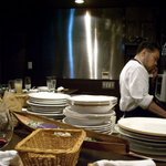 キャトルラパン - ①シェフの後姿がシブイ！