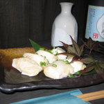 Waraku Kataraiya - まふぐの白子焼き　ほかではなかなかたべられません。