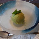 グルマンズ和牛 - ランチ・デザート抹茶のアイスクリーム
