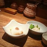 とり喜 - お通し＆箸休めの大根おろし