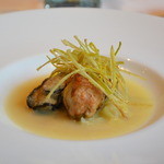 Restaurant27 - 気仙沼産牡蠣のソテー　ライム風味のソース