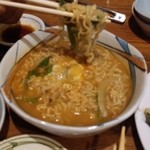 火炉 - 辛ラーメン これもタマゴトッピング追加